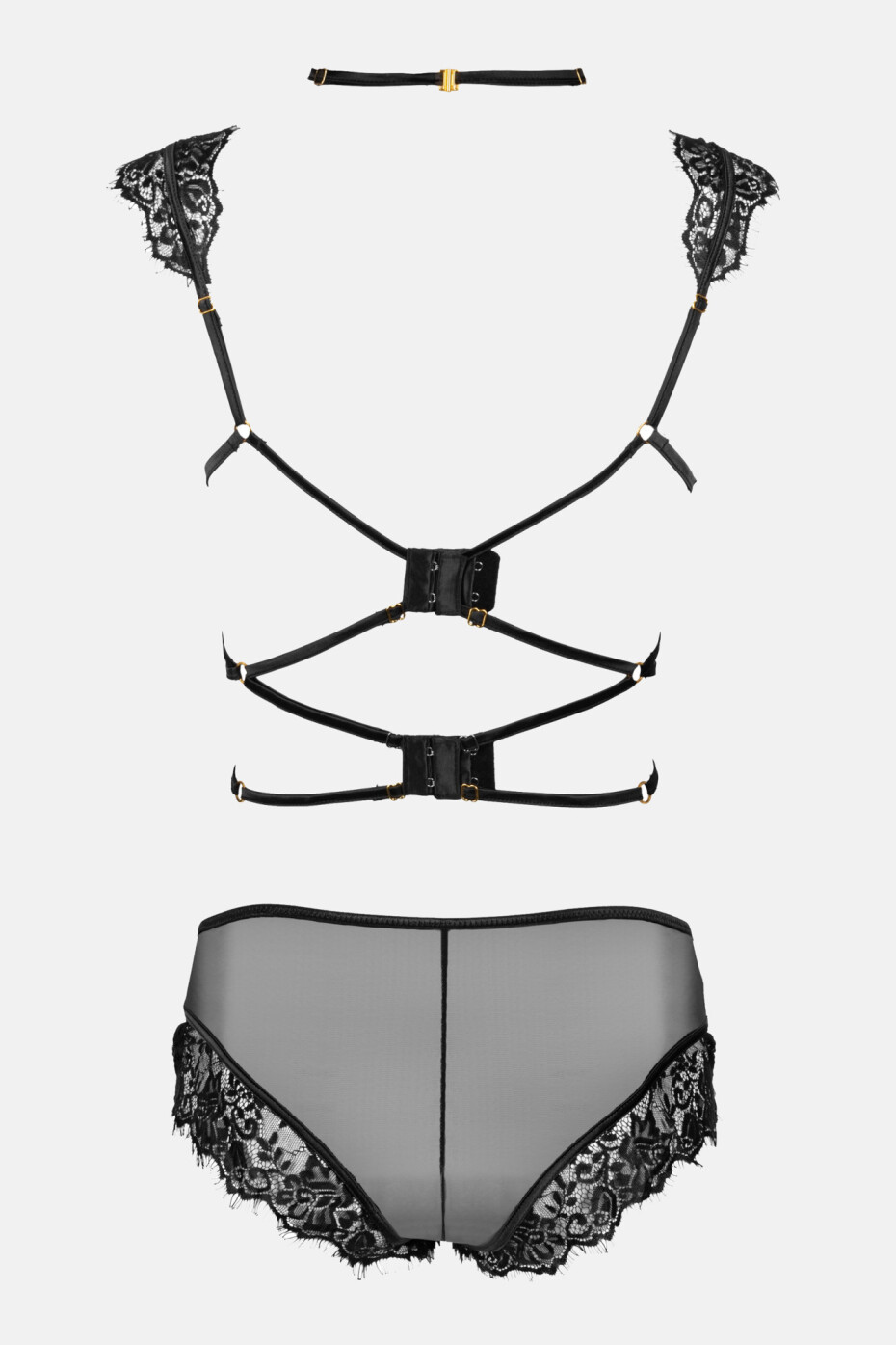 LivCo Corsetti Fashion Set Palmenom Black S/M - main (0)
