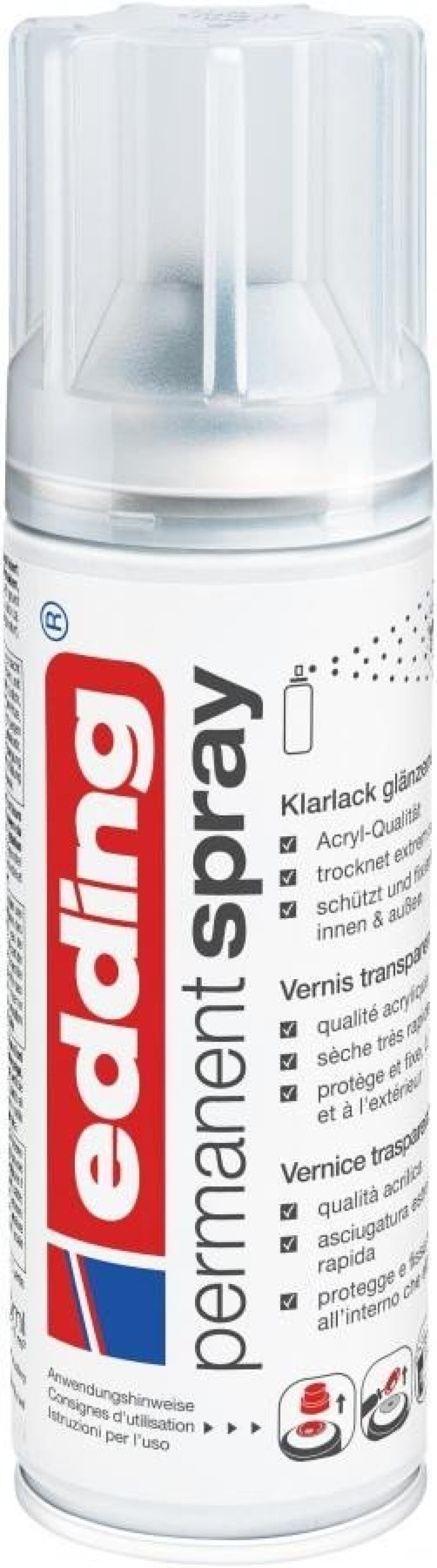Edding Akrylový sprej 5200 - fixační lesklý 994 - main (0)