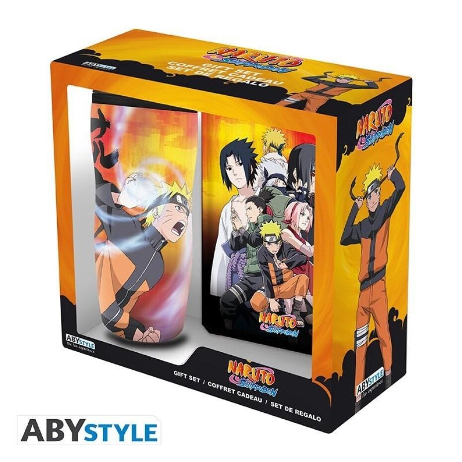 Naruto set Cestovní hrnek + zápisník - main (0)