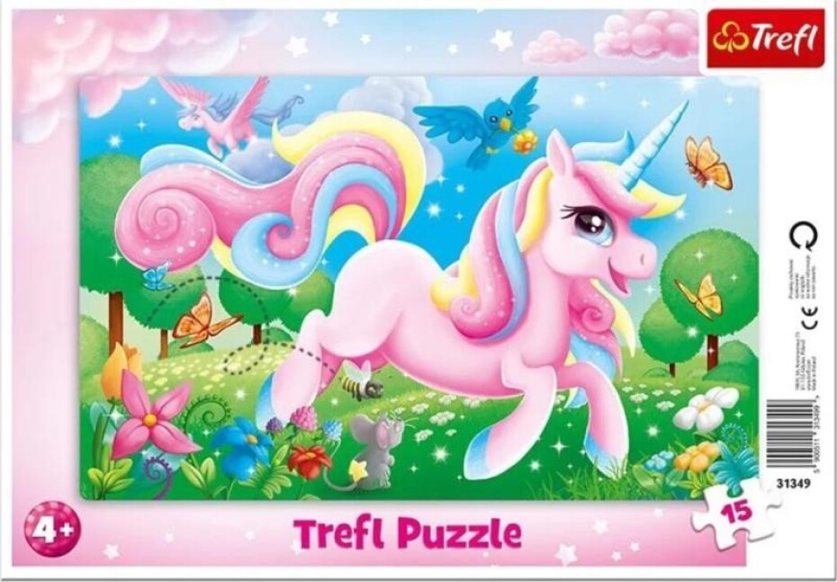 Puzzle Magický svět jednorožců/15 dílků - main (0)