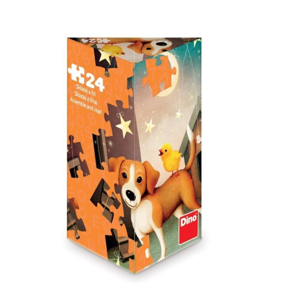Puzzle triangl Ztracené kuřátko 24 dílků - main (0)
