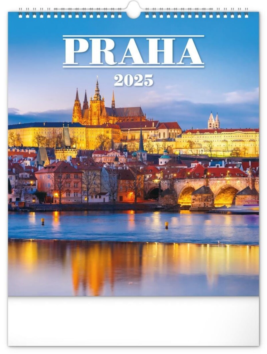 Kalendář 2025 nástěnný: Praha, 30 × 34 cm - main (0)
