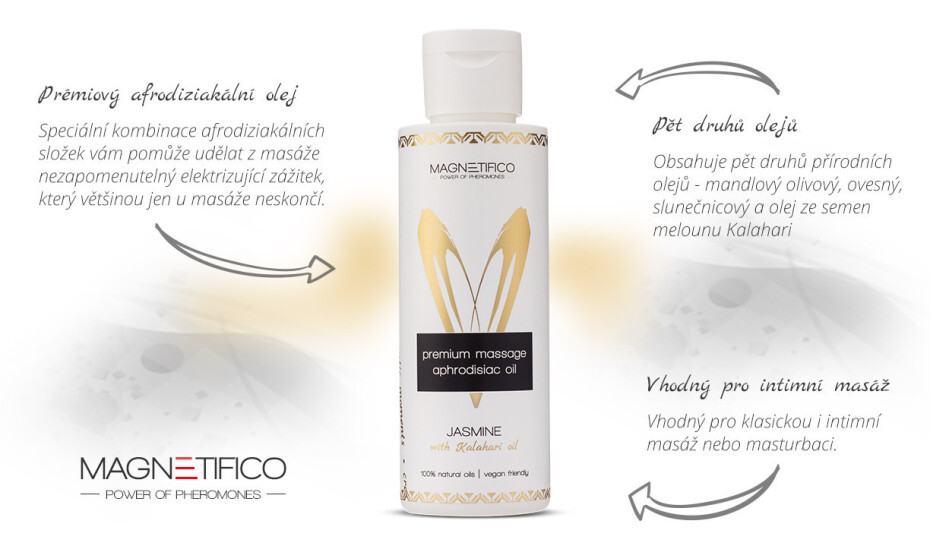 Prémiový masážní afrodiziakální olej Jasmine 100 ml - Valavani - main (1)