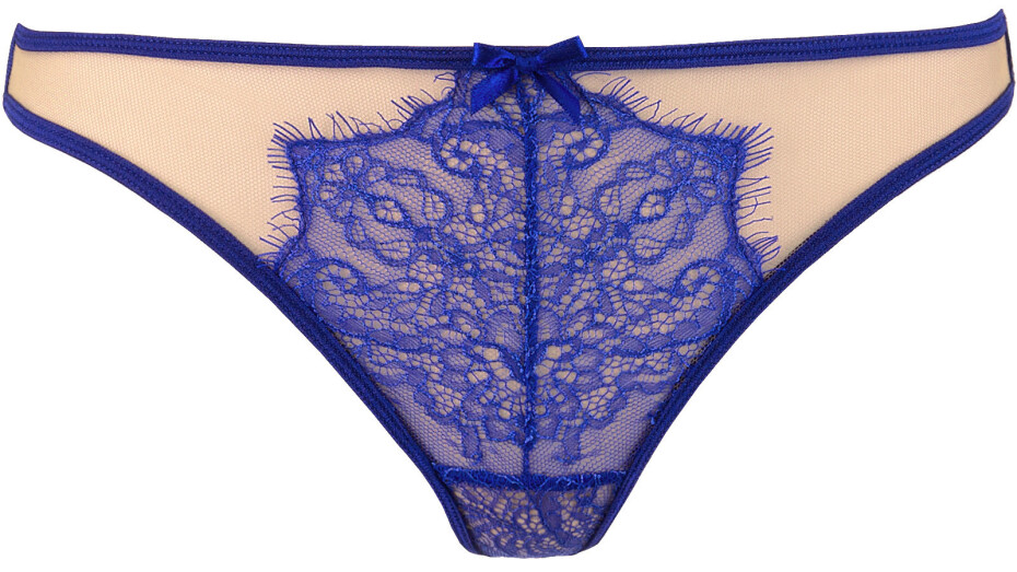 Svůdná tanga V-9618 modrá - Axami XL - main (1)