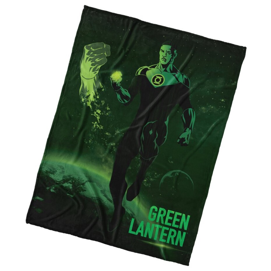 Mikroplyšová deka Green Lantern 150x200 cm - main (0)