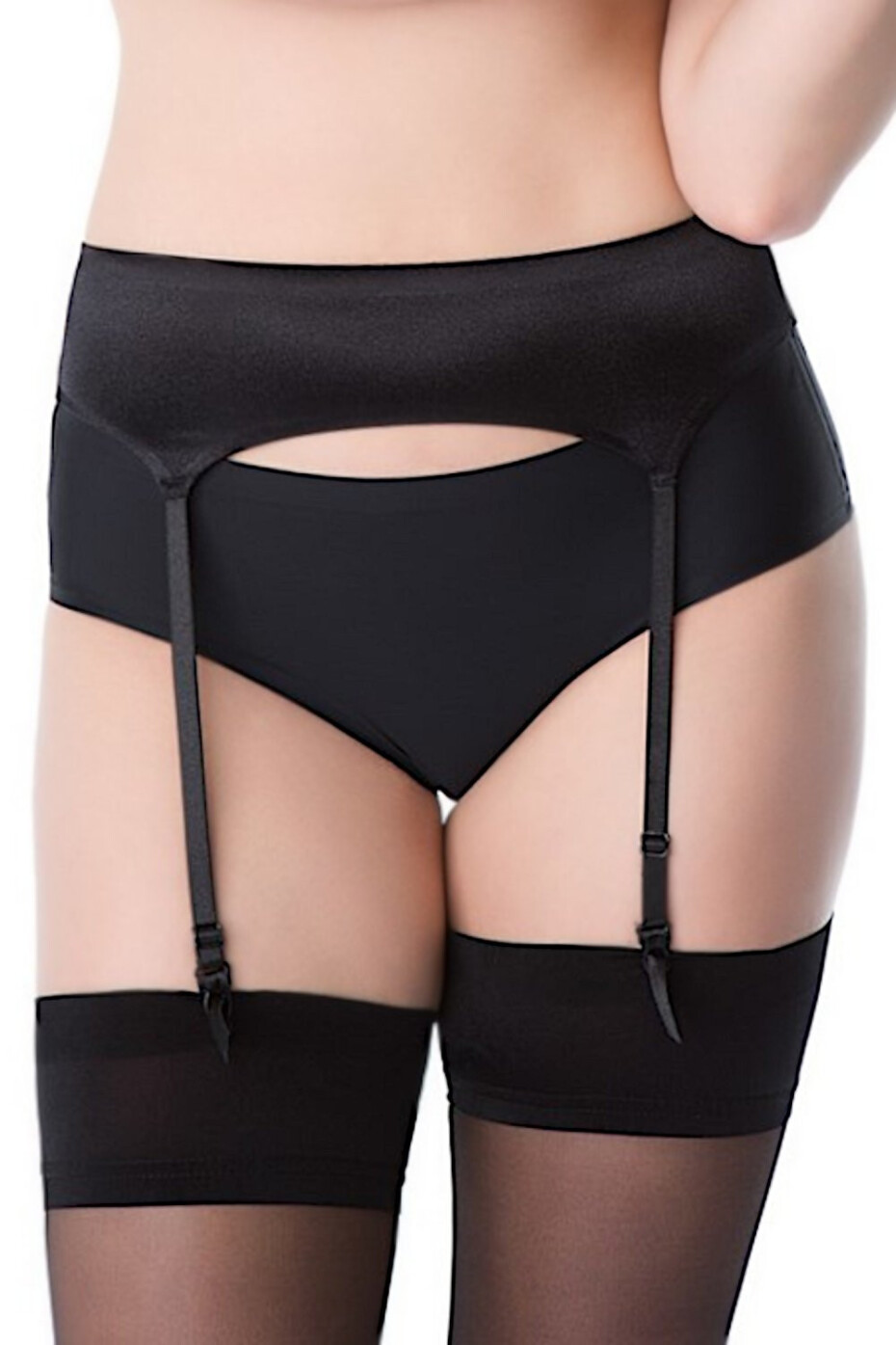 Podvazkový pás Orchid black - JULIMEX černá XL - main (2)
