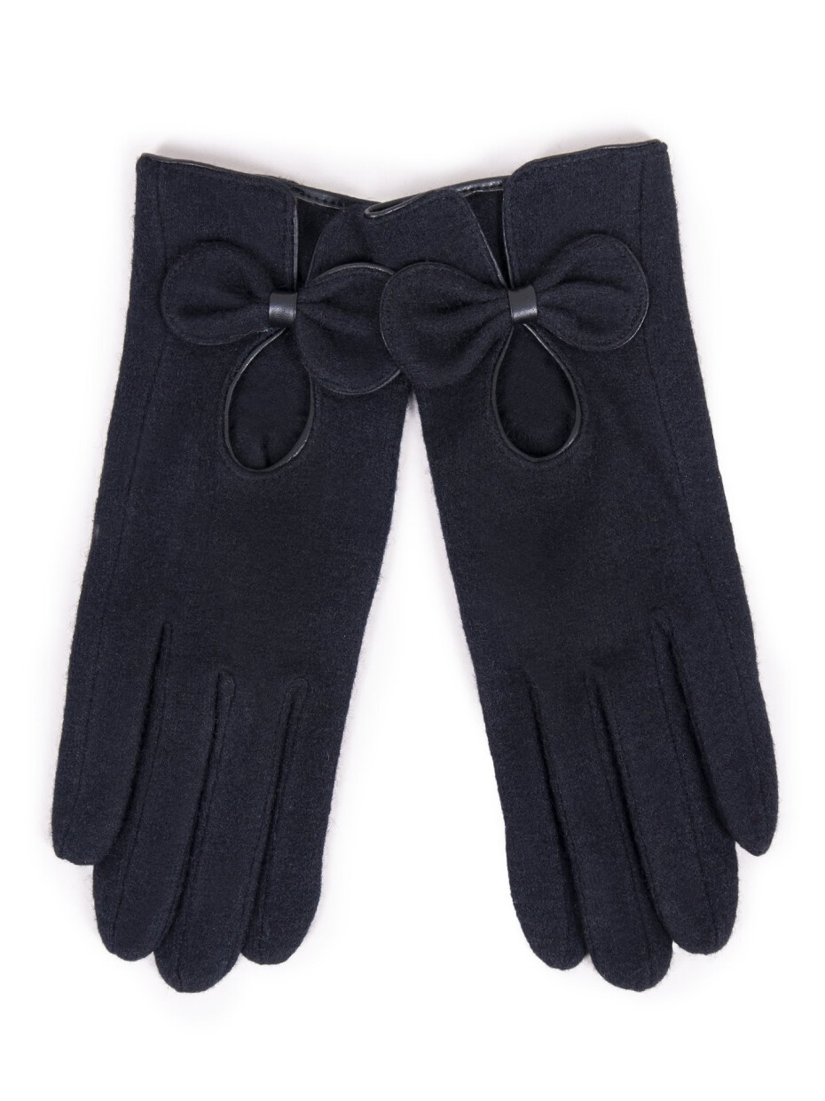 Yoclub Dámské rukavice RES-0107K-345C Black 23 - main (1)