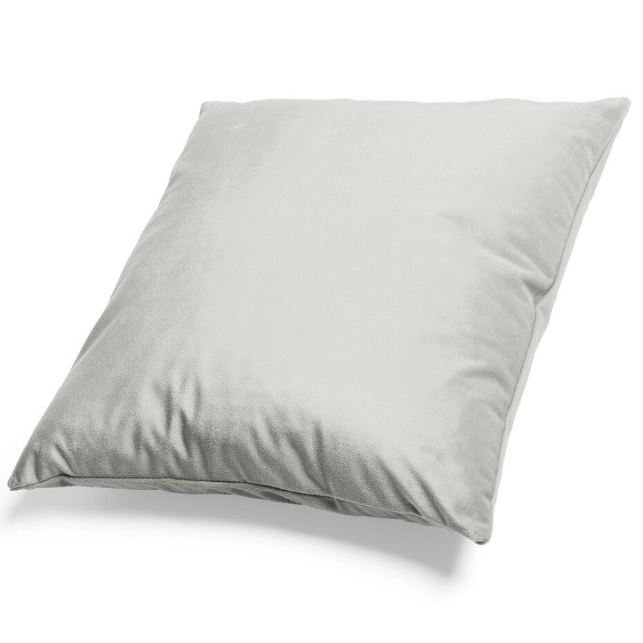 Mikroplyšový povlak na polštář 50x50 cm Světle Šedý - main (0)