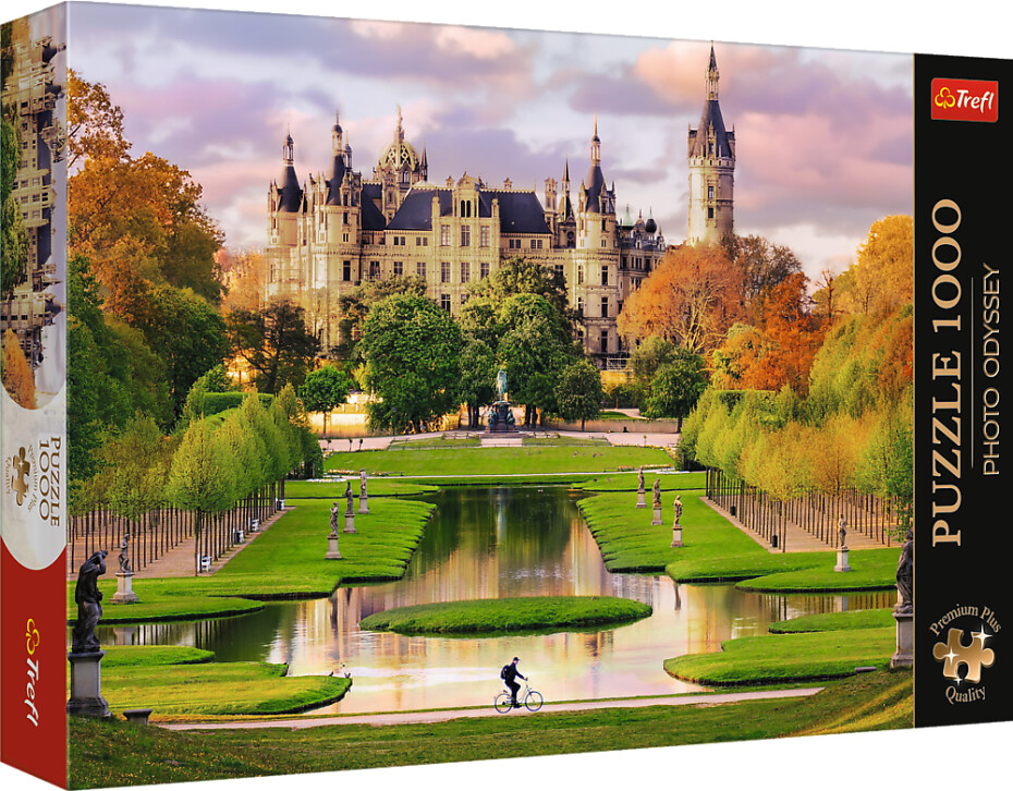 Puzzle Premium Plus - Photo Odyssey: Zámek Schwerin, Německo 1000 dílků 68,3x48cm v krab 40x27cm - Trefl - main (0)