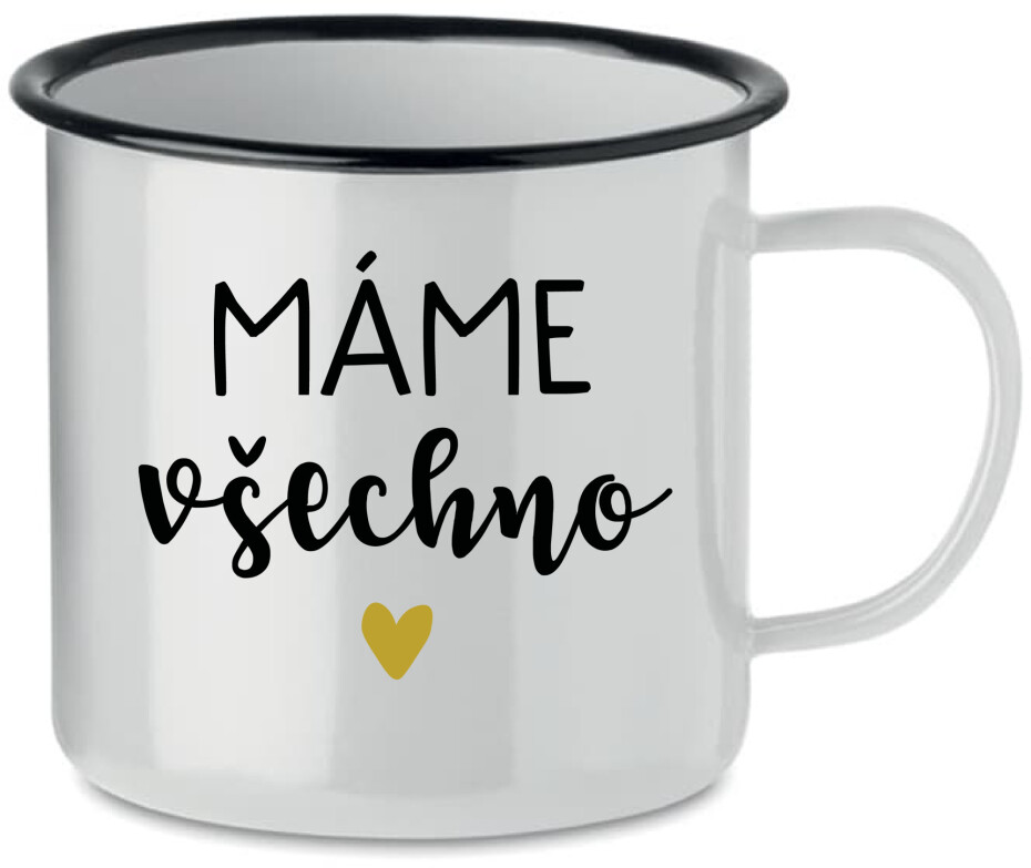 MÁME VŠECHNO - bílý plecháček 350 ml - main (0)