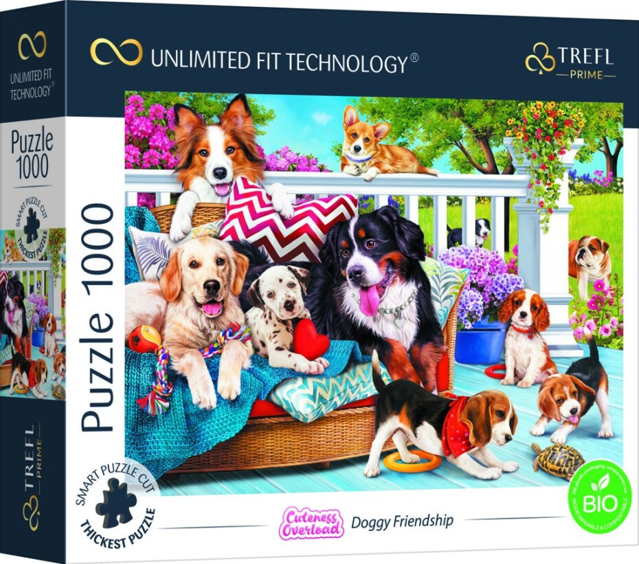 Puzzle prémiové Psí přátelství  1000 dílků - Trefl - main (0)