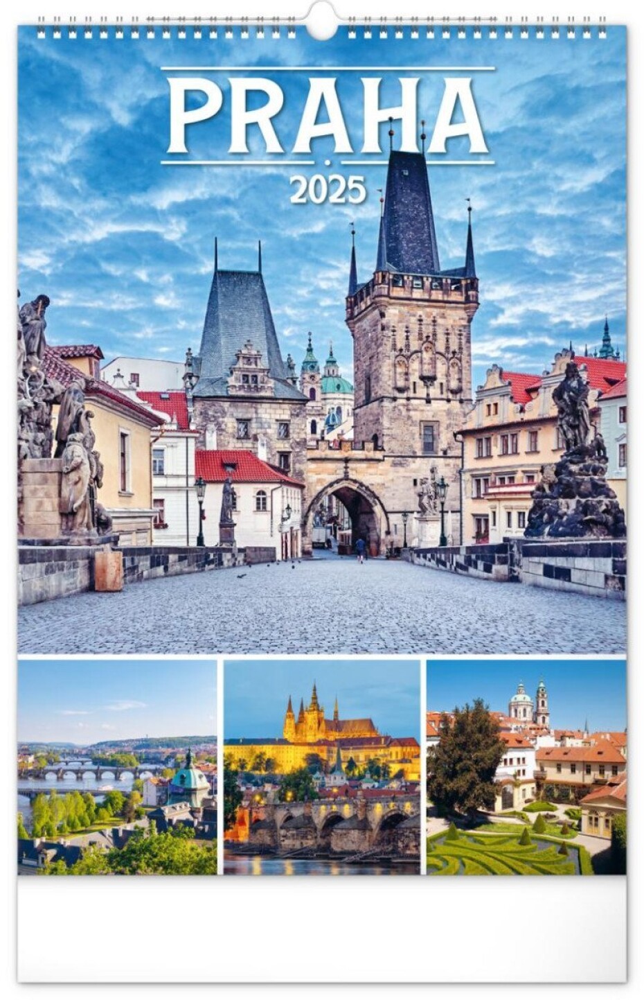 Kalendář 2025 nástěnný: Praha, 33 × 46 cm - main (0)