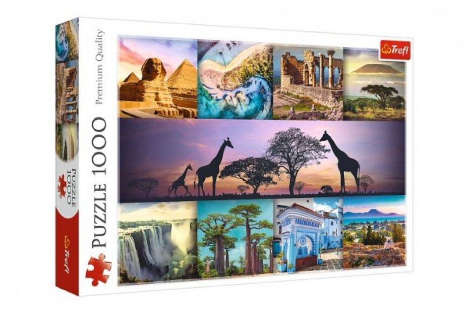 Puzzle Koláž: Afrika 1000 dílků - main (0)