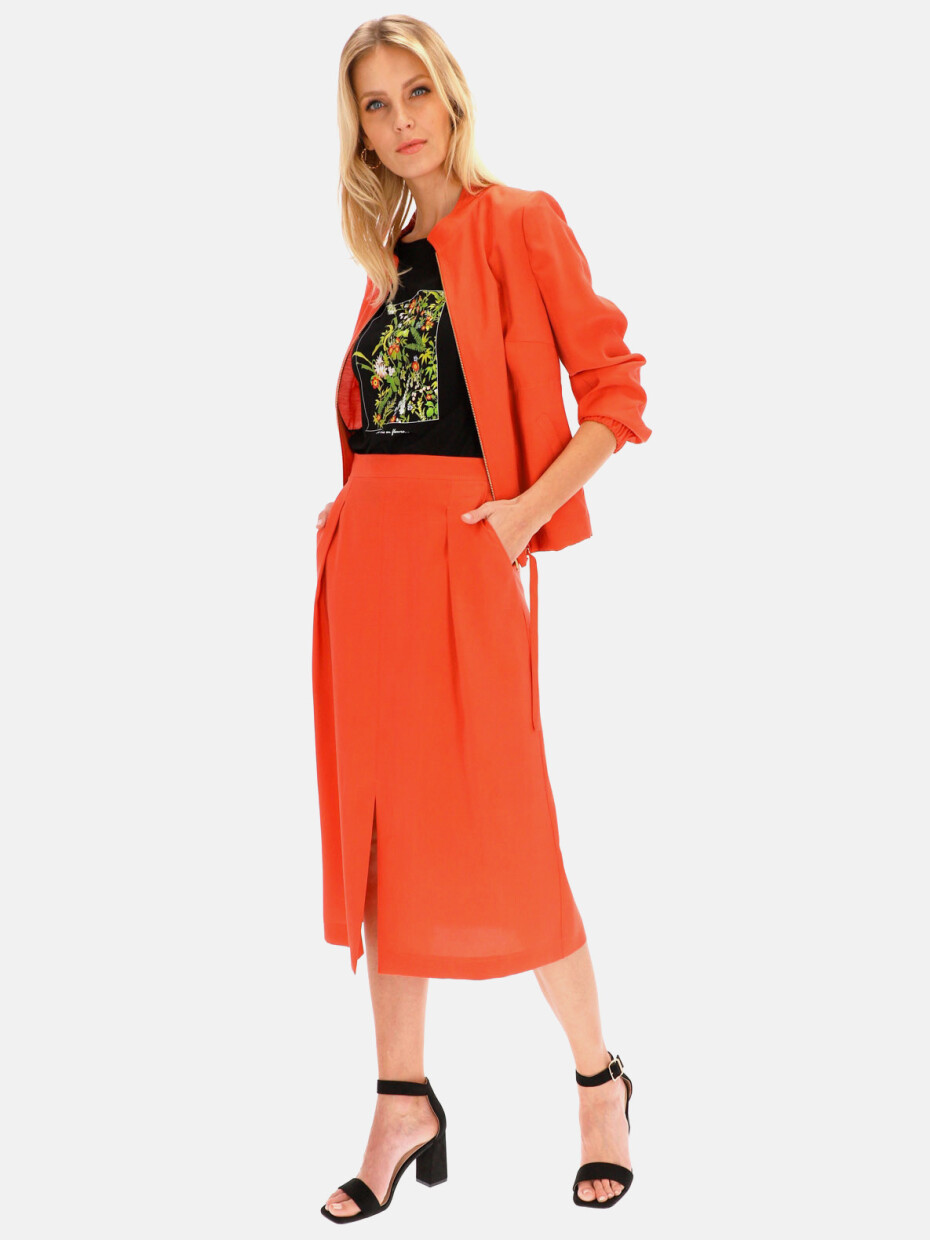 Dámská sukně Goya - Potis & Verso oranžová 44/2XL - main (13)