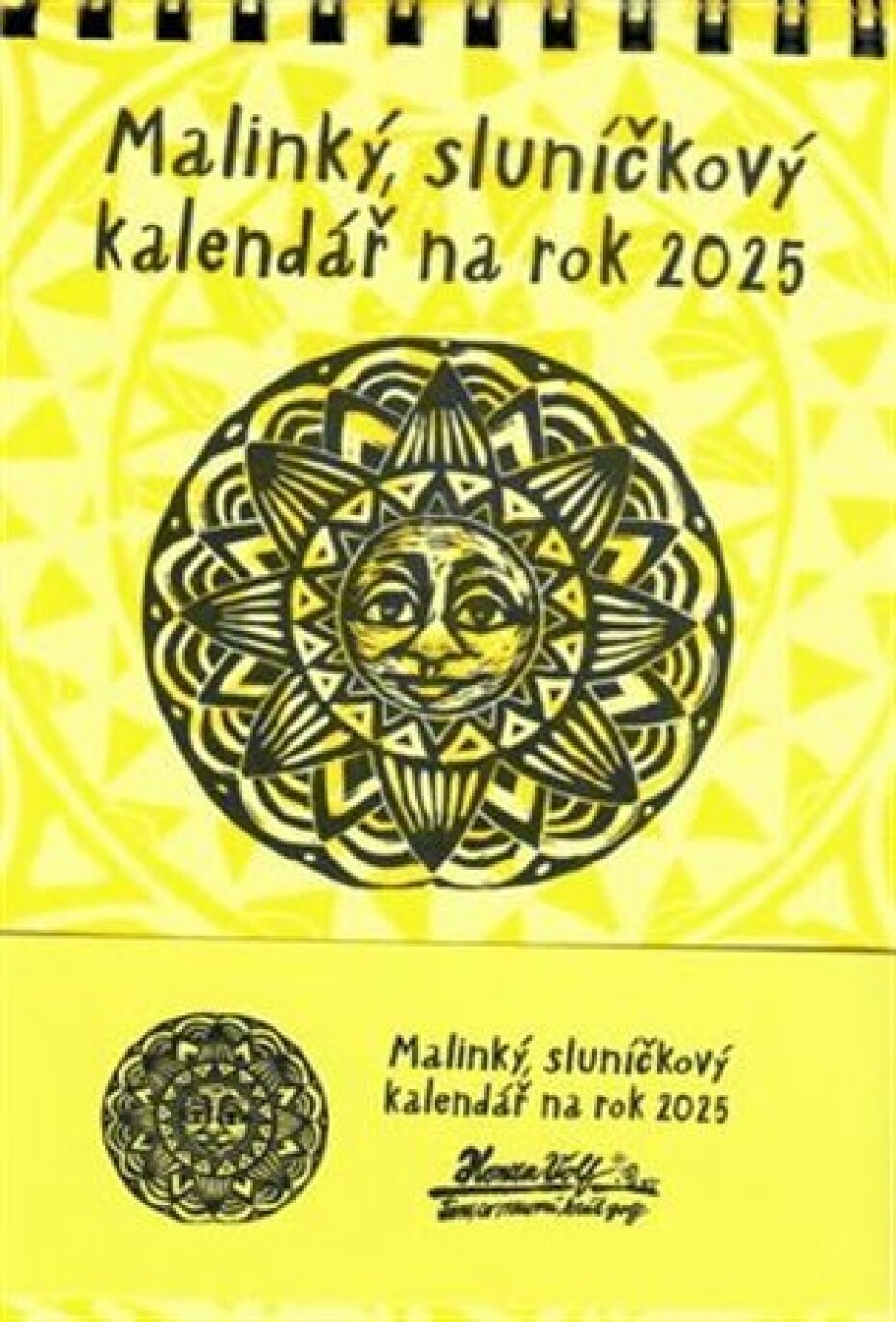 Malinký sluníčkový kalendář na rok 2025 - Honza Volf - main (0)