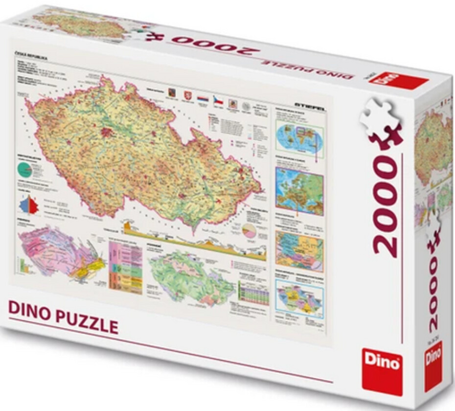 Puzzle Mapy České republiky 2000 dílků - main (0)