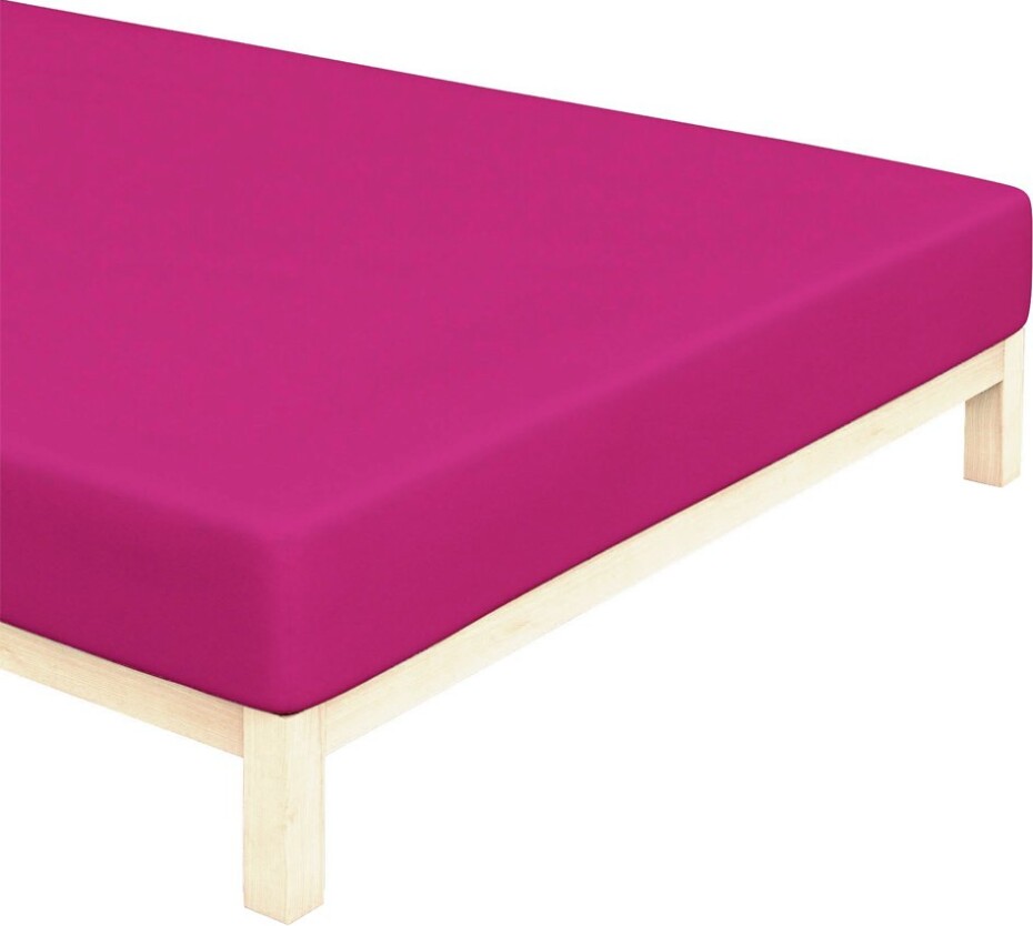 Jersey prostěradlo Sytě Růžové Rozměr: 180x200 cm - main (0)