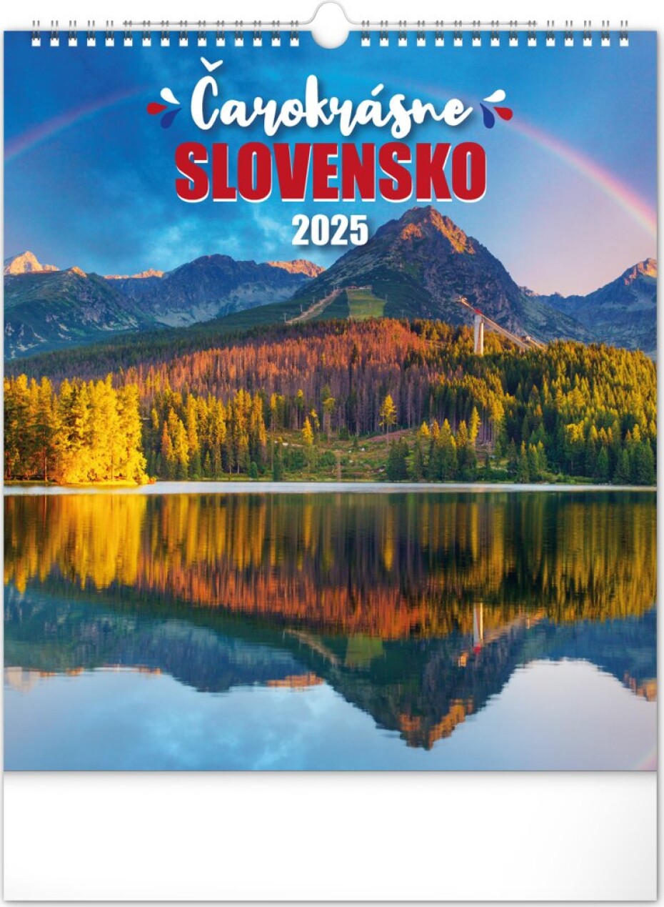 NOTIQUE Nástenný kalendár Čarokrásne Slovensko 2025, 30 x 34 cm Slovensky - main (0)