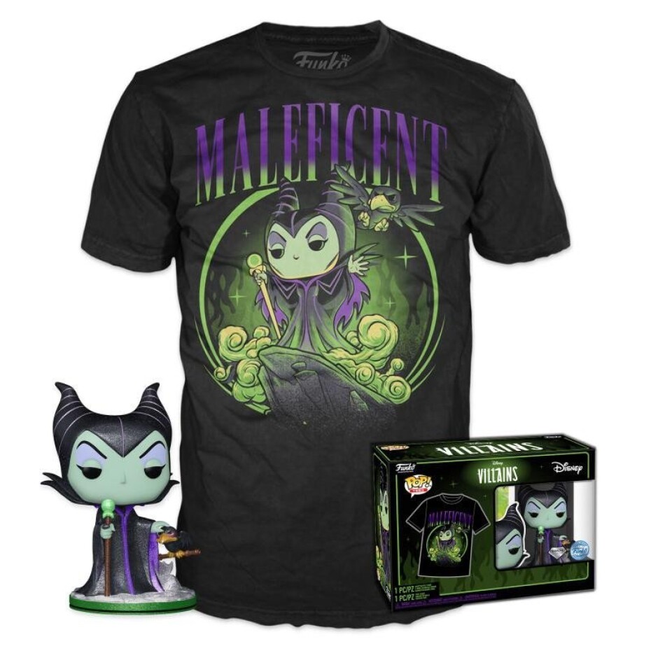 Funko POP &amp; Tee: Disney Villains - Maleficent (velikost trička L) - main (0)