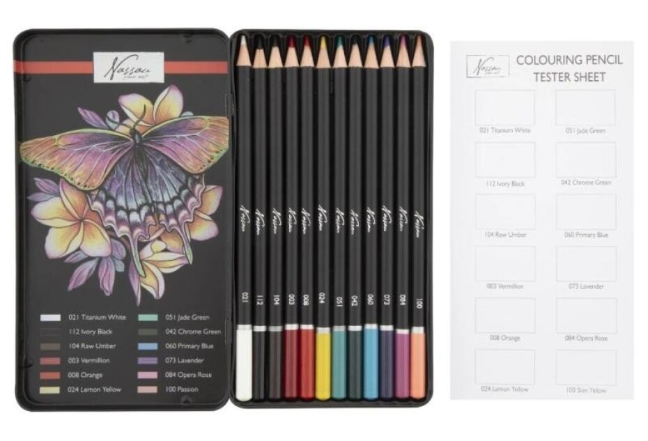 Grafix Barevné pastelky v kovovém boxu12 ks - main (0)