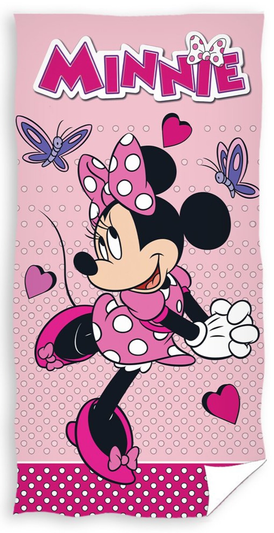 Dětská osuška Minnie slečna Zamilovaná - main (0)