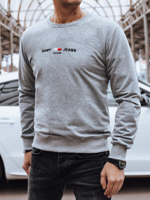 Product detail of Pánská mikina bez kapuce, šedá Dstreet BX5734 XXL