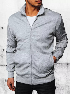 Product detail of Dstreet pánská světle šedá mikina na zip BX5566 L