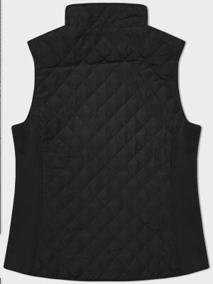 Product detail of Černá dámská vesta s pružnými vsadkami J Style (11Z8152) odstíny černé L (40)