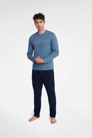 Product detail of Pánské pyžamo INSURE 40963 AW23 modrozelená XXL