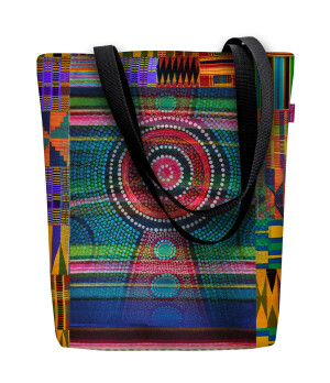 Product detail of Bertoni Plátěná taška Sunny Afryka Multicolor 29 cm x 40 cm x 36 cm x 8 cm