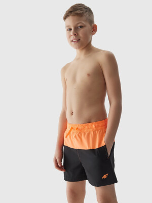 Product detail of Chlapecké plážové šortky typu boardshorts 4F - oranžové Velikost: 146/152