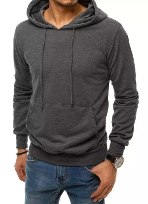 Product detail of Tmavě šedá pánská mikina s kapucí BX4968 XXL