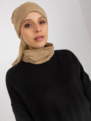 Product detail of Dámský velbloudí zimní set s nápisy JEDNA VELIKOST