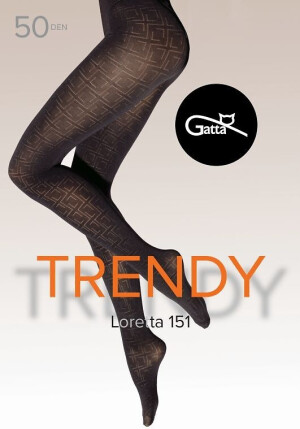 Product detail of Dámské punčochové kalhoty Gatta Loretta 151 50 den 5-XL nero 5-XL
