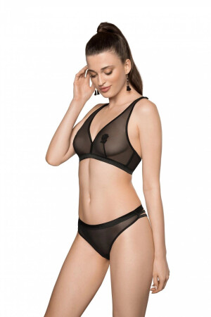 Product detail of Erotická podprsenka Lisbet - ROZA černá L
