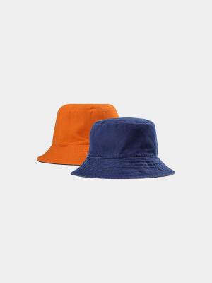 Product detail of Pánský oboustranný bucket hat 4F - tmavě modrý/oranžový Velikost: M