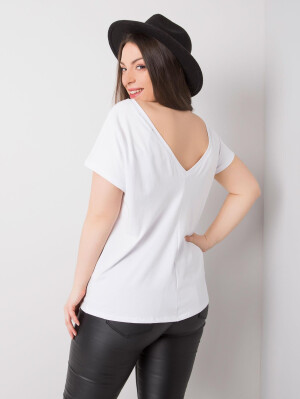 Product detail of Větší bílé bavlněné tričko 2XL
