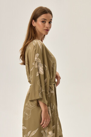 Product detail of Dámský župan FLEUR 41872 AW24 olivový S