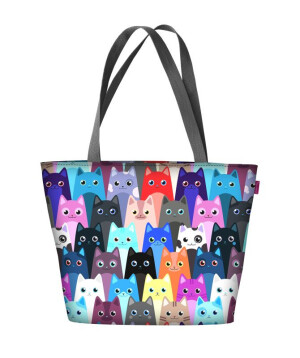 Product detail of Bertoni Taška Holi Meow Multicolour 36 cm x 33 cm x 45 cm x 10 cm