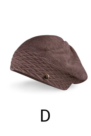 Product detail of Dámská čepice 48-471 SVĚTLE HNĚDÁ MELANŽ univerzální