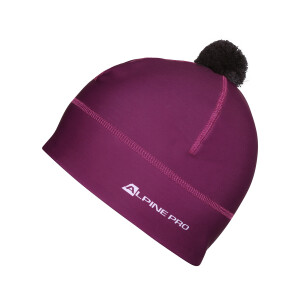 Product detail of Funkční čepice s bambulí ALPINE PRO ABERE holyhock S