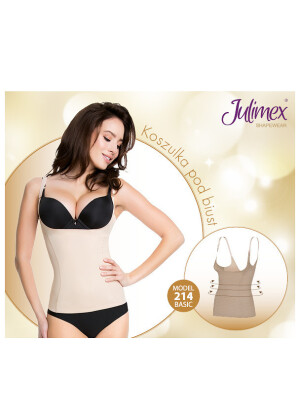 Product detail of Dámská košilka pod prsa Julimex 214 S-XL přírodní/neobvyklé.Béžová M