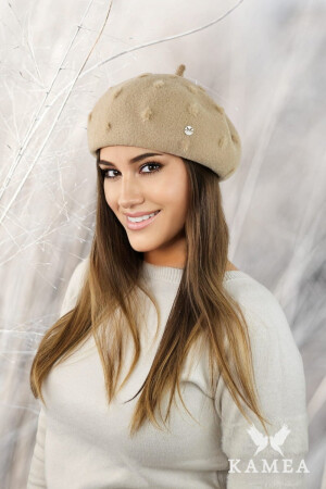 Product detail of Kamea Beret K.23.037.68 Pískově béžová 54-60