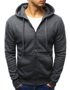 Product detail of Pánská mikina na zip antracitová BX2196 XXL