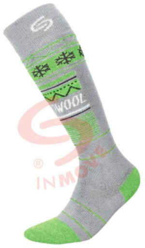 Product detail of Lyžařské podkolenky SKI D.THERMOWOOL POPELOVĚ ZELENÁ 38-40