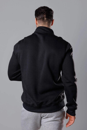 Product detail of Černá pánská mikina se stojáčkem (68B2002-3) odstíny černé XXL