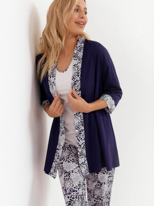 Product detail of Krátký dámský župan Cana 251 S-XL orientální granát S