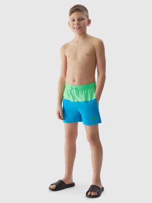 Product detail of Chlapecké plážové šortky typu boardshorts 4F - modré Velikost: 146/152