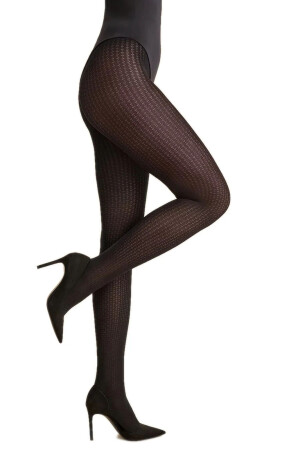 Product detail of Punčocháče zimní 127 Celest black plus - GABRIELLA černá 5