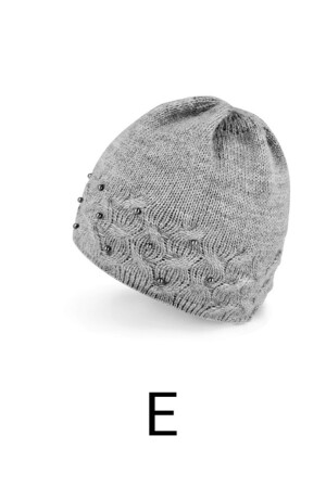 Product detail of Dámská čepice 48-472 světle šedá univerzální